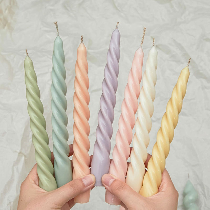 Twisted Pillar Candles - candle