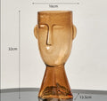 Vera Glass Vase - Brown-large - vase