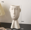 Vera Glass Vase - White-small - vase