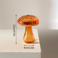 Mushroom Glass Vase Mini Flower Pot - S1 mushroom vase - vase
