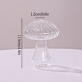 Mushroom Glass Vase Mini Flower Pot - S17 mushroom vase - vase