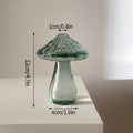 Mushroom Glass Vase Mini Flower Pot - S3 mushroom vase - vase