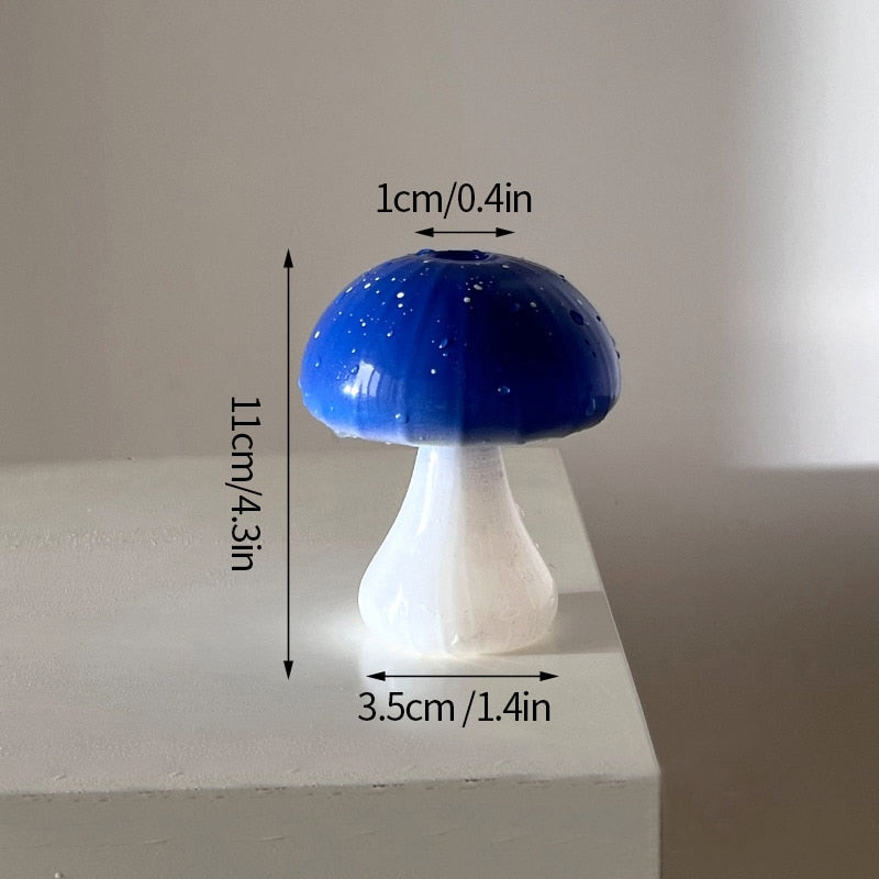 Mushroom Glass Vase Mini Flower Pot - S5 mushroom vase - vase