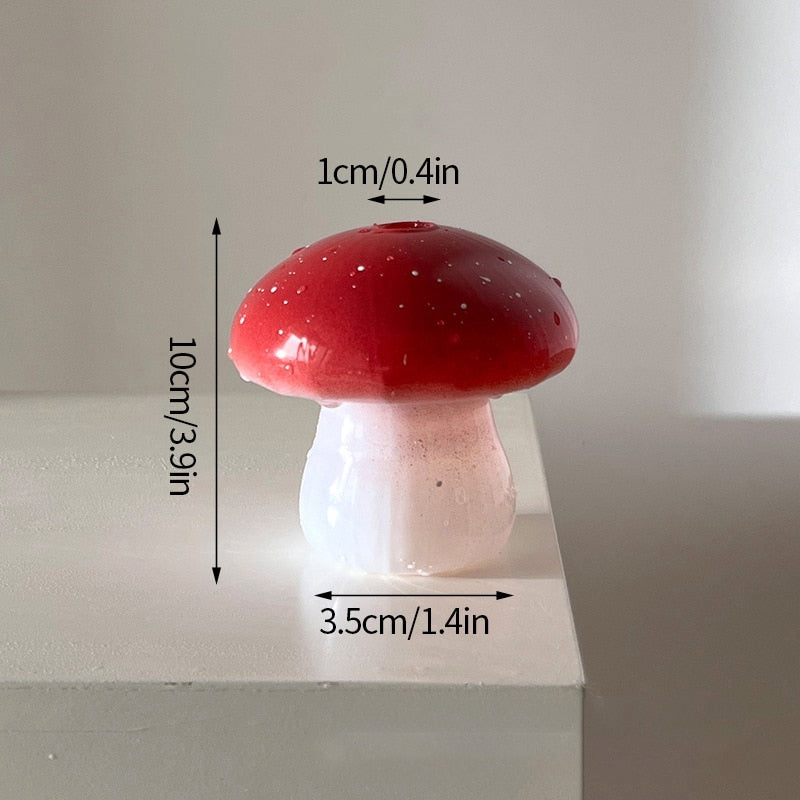 Mushroom Glass Vase Mini Flower Pot - S6 mushroom vase - vase