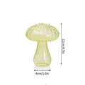 Mushroom Glass Vase Mini Flower Pot - S7 mushroom vase - vase