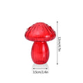 Mushroom Glass Vase Mini Flower Pot - S8 mushroom vase - vase