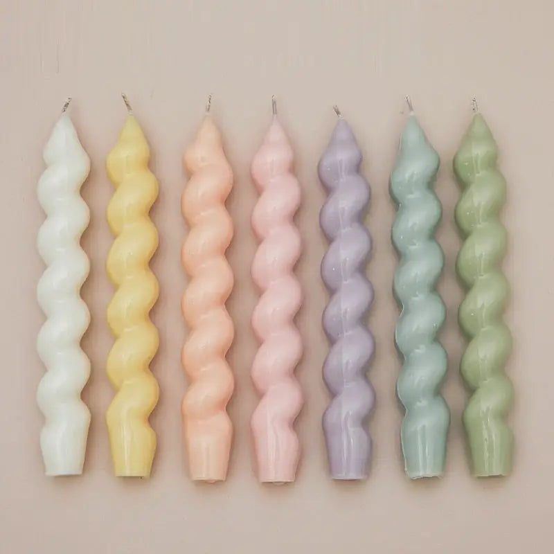 Twisted Pillar Candles - candle