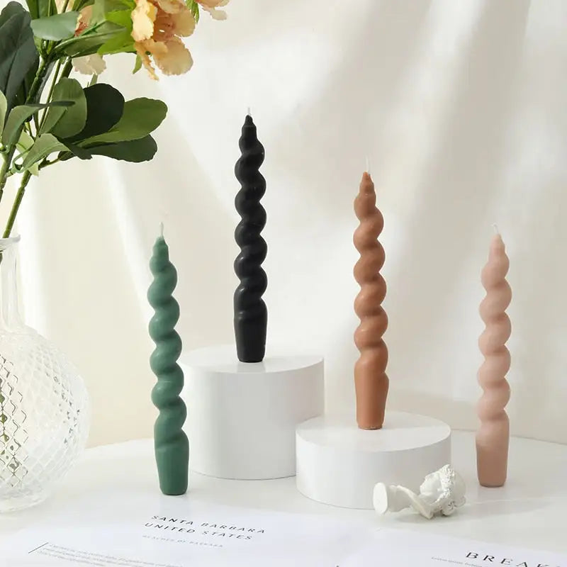 Twisted Pillar Candles - candle